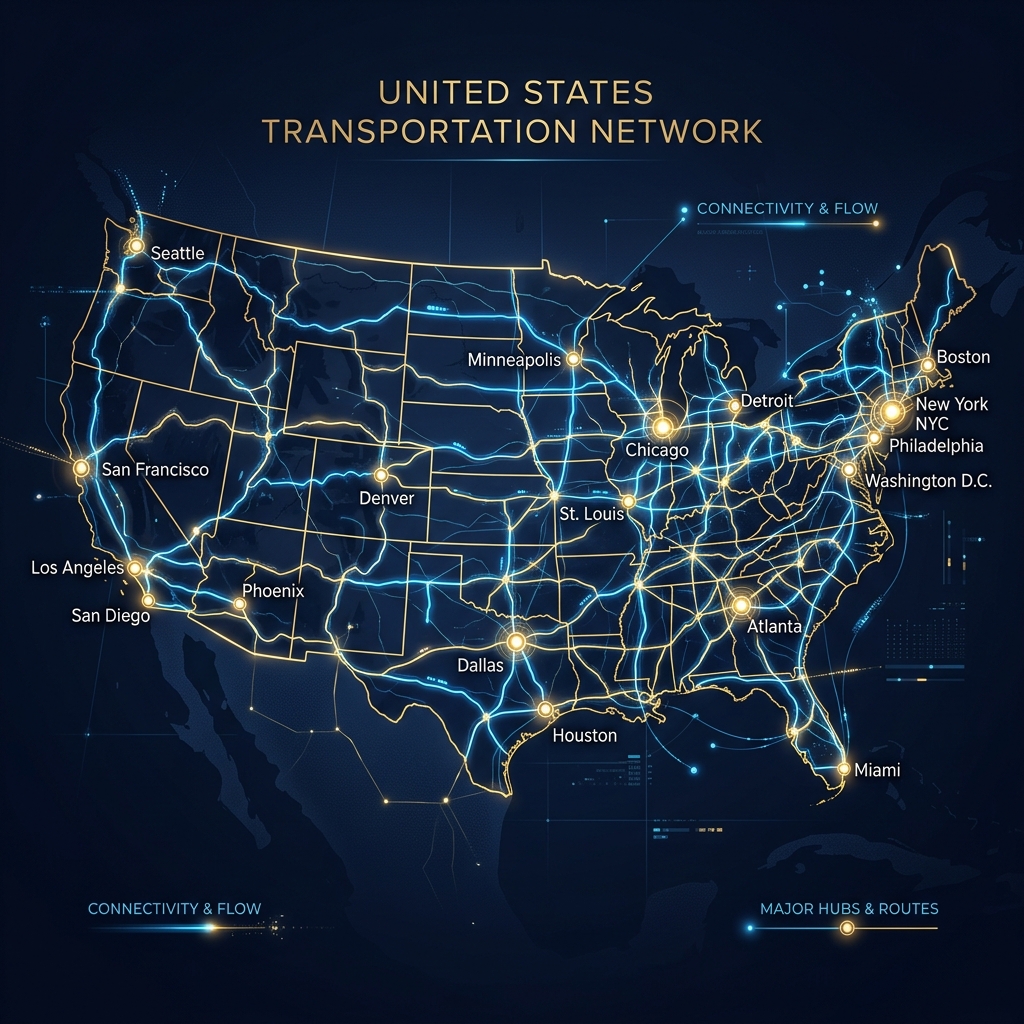 Nationwide coverage map